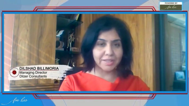 Sumaira Abdi CNBC TV 18  with Dilshad Billimoria